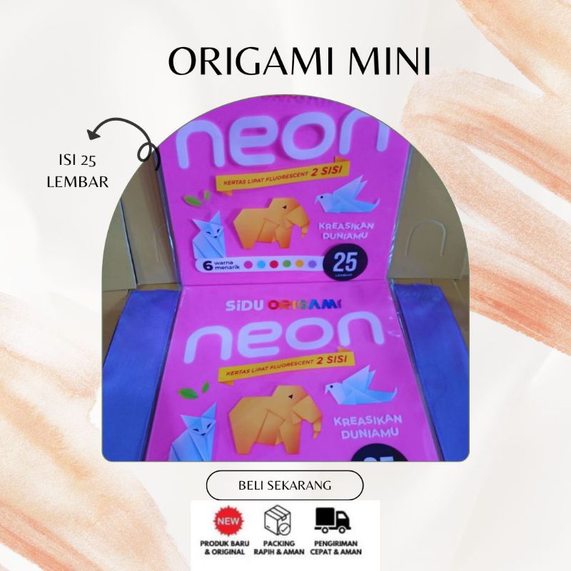 

tmc - KERTAS ORIGAMI KECIL 100 LEMBAR 12X12CM | KERTAS LIPAT PAPER CRAFT
