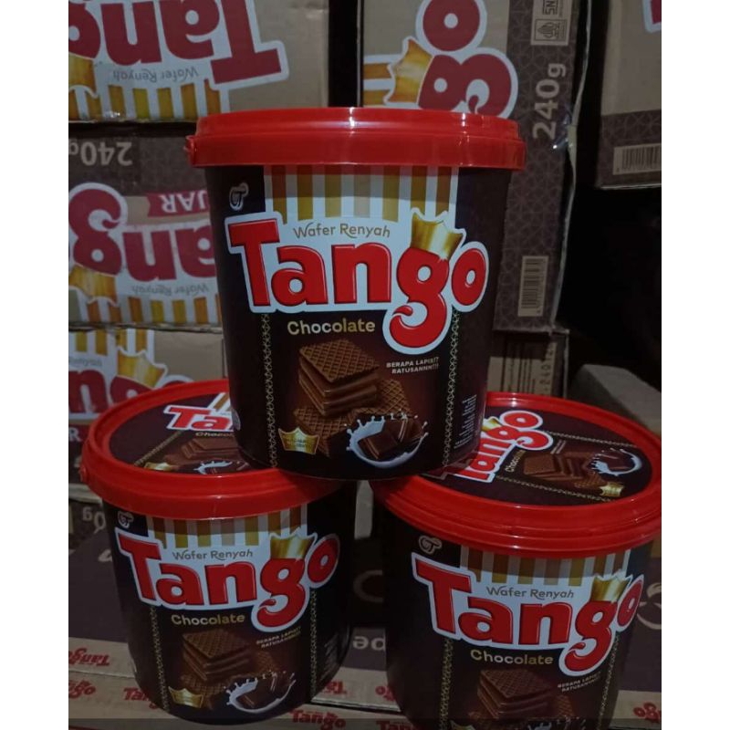 

Tango Wafer Jar Rasa Coklat 240gram