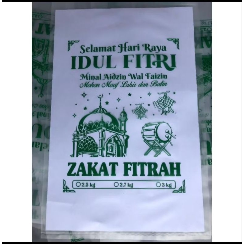

beras fitrah (plastik kemasan)isi 100 lembar