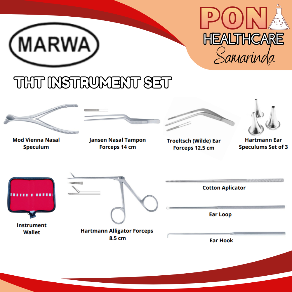 Marwa THT Set / THT Instrument Set / Alat THT