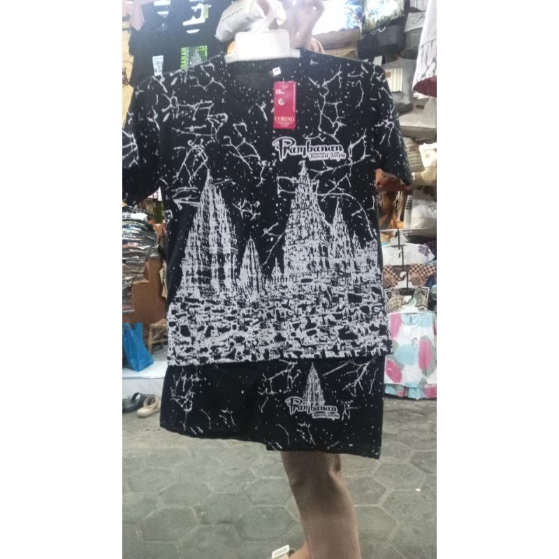 kaos setelan Prambanan anak