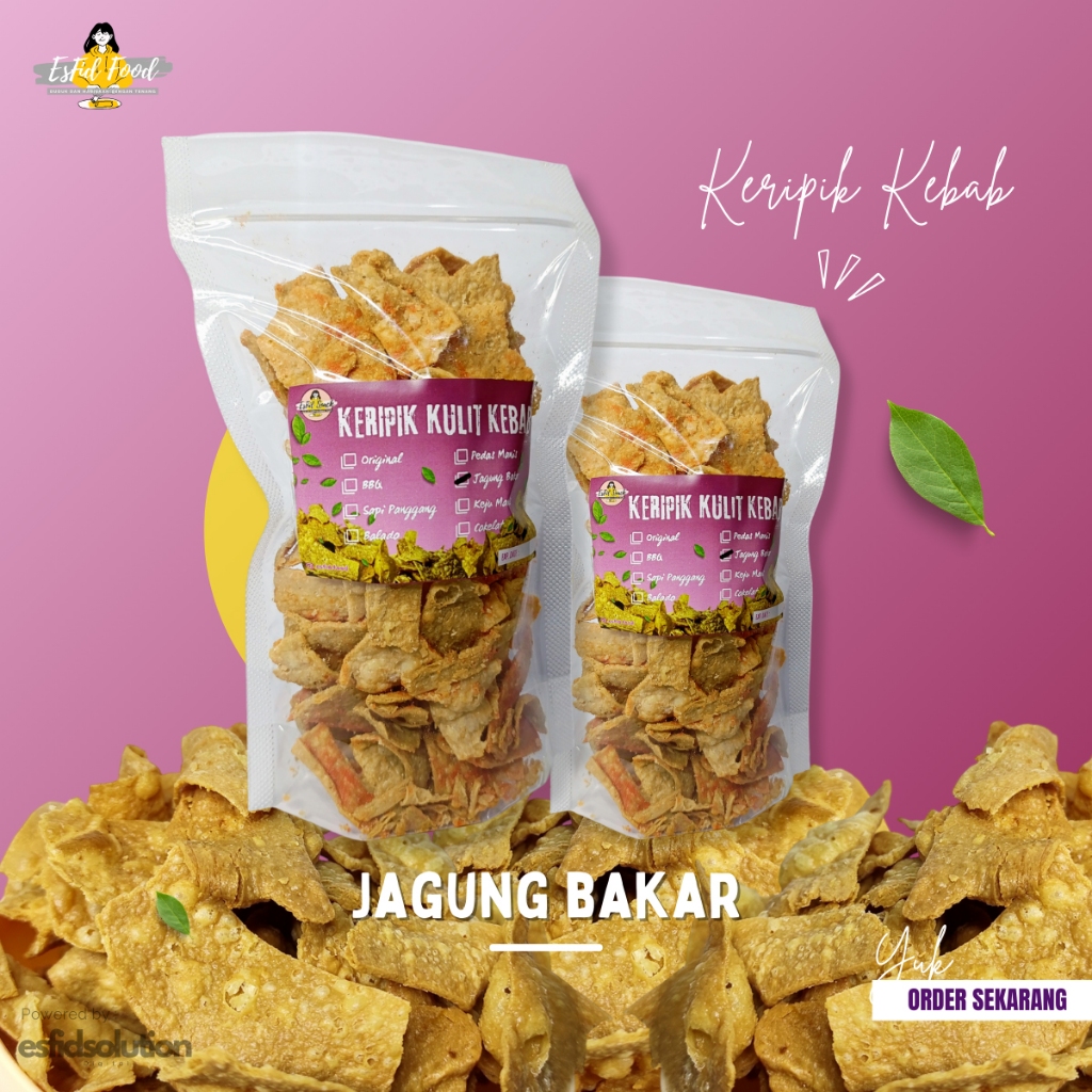 

Keripik Kebab Jagung Bakar | Cemilan Kribab | Snack