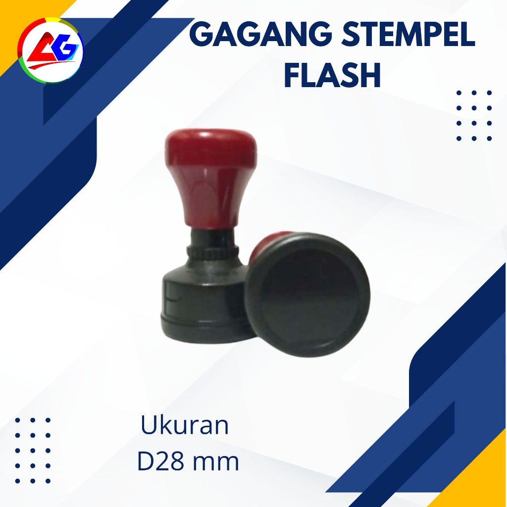 

Amelia Grafika CBO 28 - Gagang stempel flash otamatis bulat