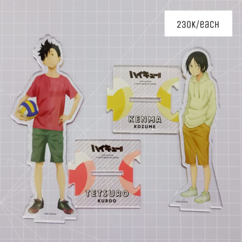 Kuroo Tetsurou Kenma Kozume Haikyuu Haikyu HQ Nekoma Childhood Bocil Acrylic Stand Standee Akrilik