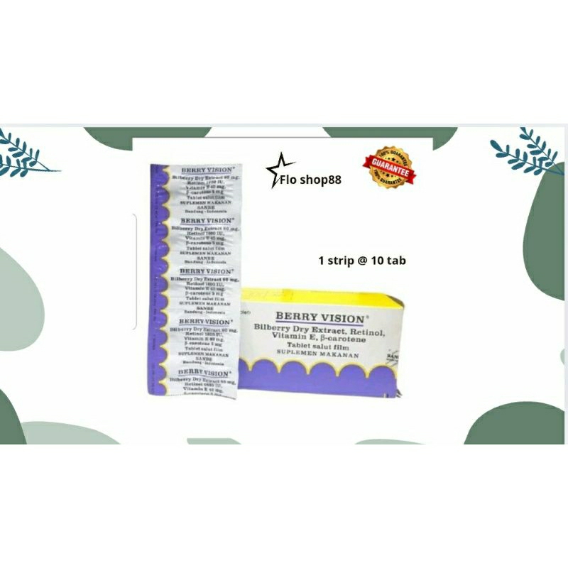 BERRY VISION VITAMIN MATA / BERRY VISION TABLET / BERRY VISION / BERRY VISION SANBE / BERRY VISION S