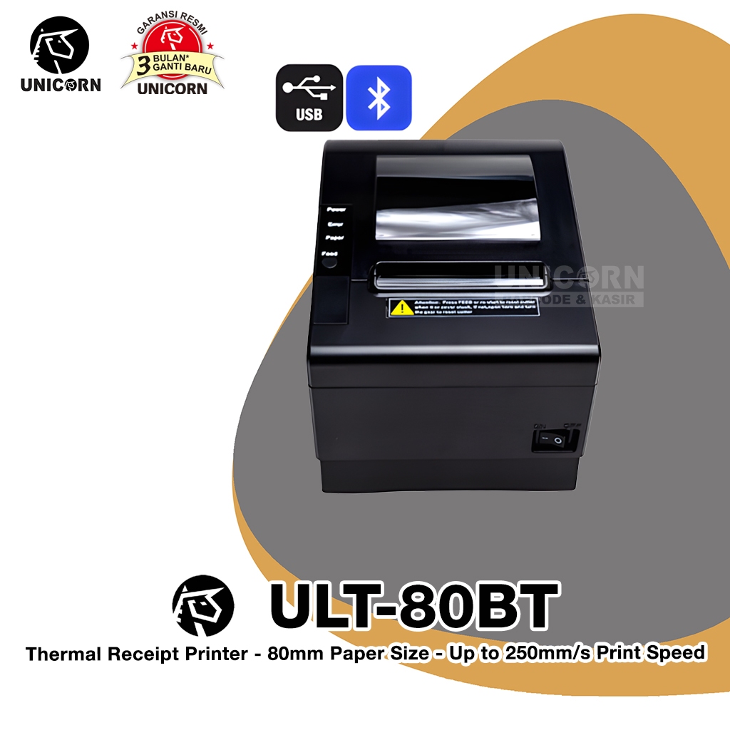 Printer Kasir Thermal Bluetooth USB 80mm RPP02N - Unicorn ULT80BT ULT-80BT ULT80-BT