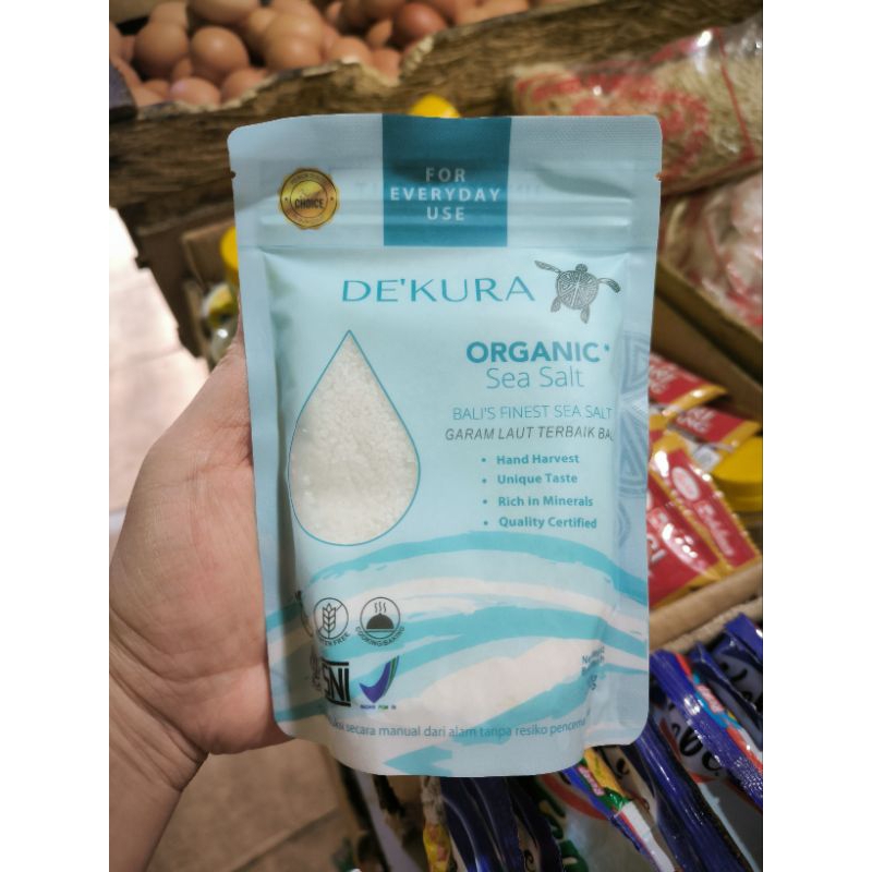 

DE'KURA Sea Salt Organic Garam Laut Terbaik Bali 200 Gram