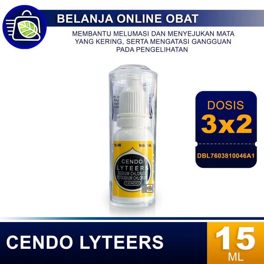 CENDO LYTEERS 15ML  // Obat Mata