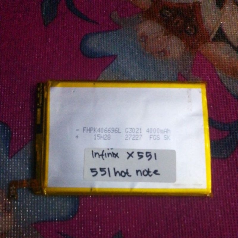 batre infinix  X551 /551 hot note