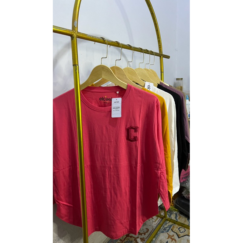 KAOS BASIC WANITA LENGAN PANJANG