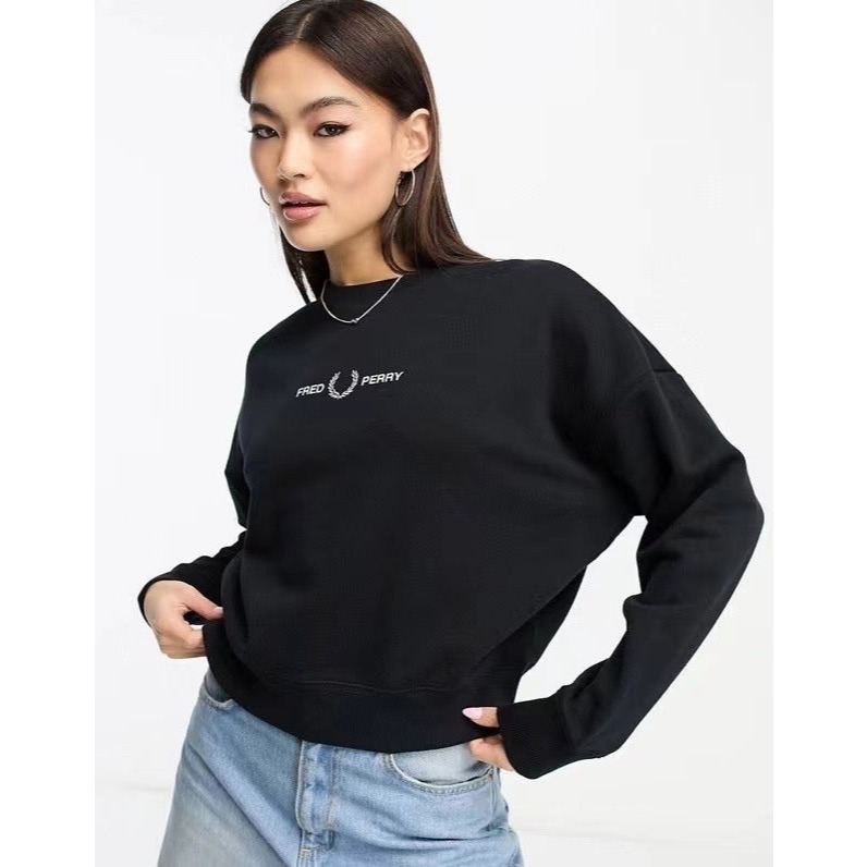 Fred Perry Women Branded Sweatshirt (G3105-102) Original