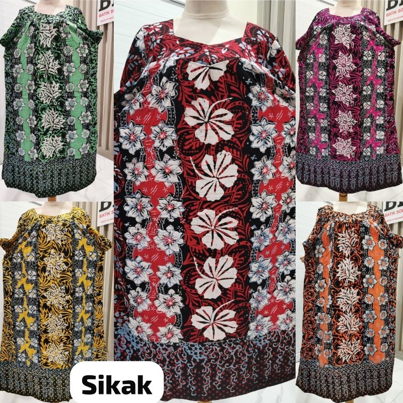 Daster BL cetak solo terbaru-Daster sikak LD 120-Daster batik solo