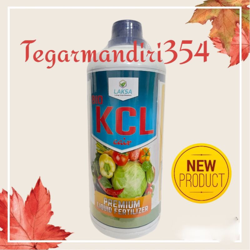 Pupuk kcl premium cair 1liter Pupuk penambah bobot buah Kcl cair 1liter