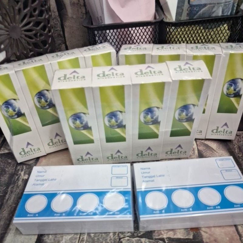 delta diagnostic golongan darah/test golongan darah