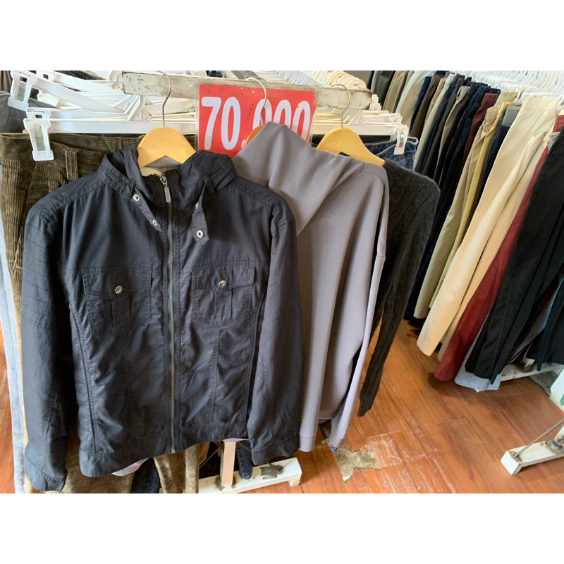 jaket 50rb hoodie 50rb rajut 50