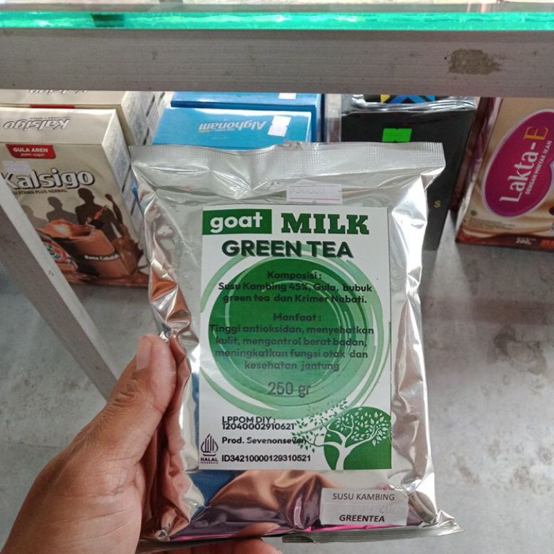 

Susu Kambing Green Tea GOAT MILK 250 gr buat diet
