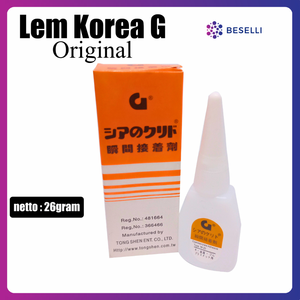 

Lem G Korea Glee GL-808 / Lem Serba Guna / Lem Kualitas Super