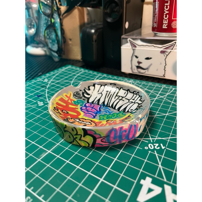 Asbak Graffiti | Ashtray | Asbak | Clay | Clay art | Clay custom | Asbak Skena | Asbak Y2K