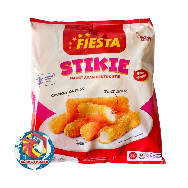 

Fiesta Stikie Naget Ayam Bentuk Stik 400gr