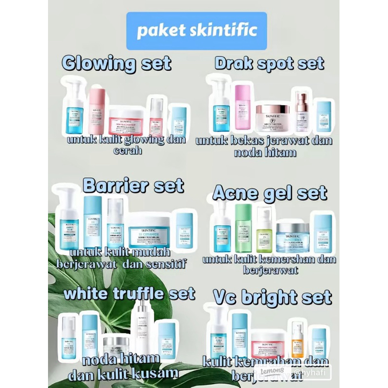 Skintific Paket Glowing Set 2 PAKET