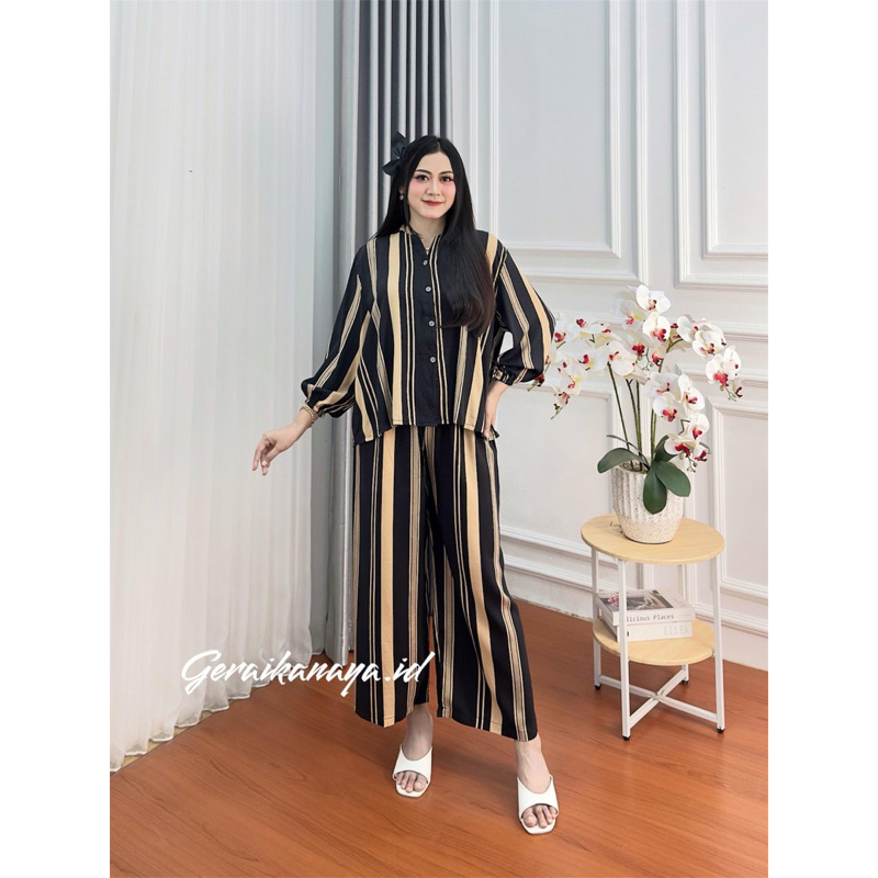 BAJU SETELAN ONE SET BAJU TIDUR PIYAMA PAJAMAS SETCEL TIE DYE KEMEJA BAHAN RAYON PREMIUM