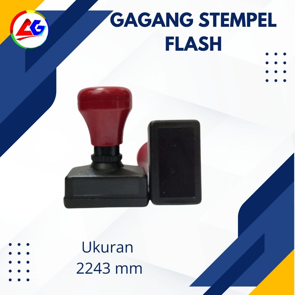 

Amelia Grafika CB 2243 - Gagang stempel flash otomatis persegi