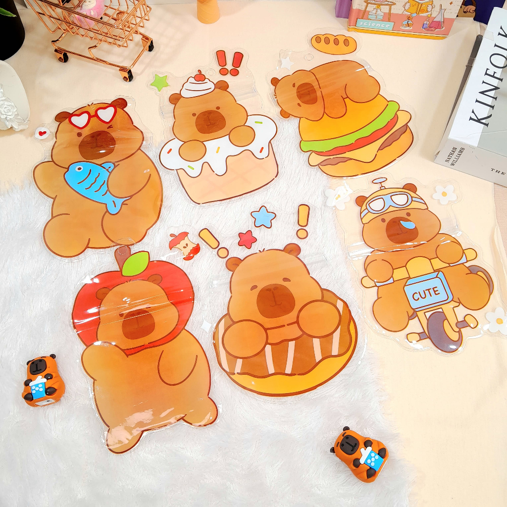 Pouch Zipper CAPYBARA Super Lucu Imut Full Colour Harga TERMURAH Favorit Anak / Kantong POUCH Model 
