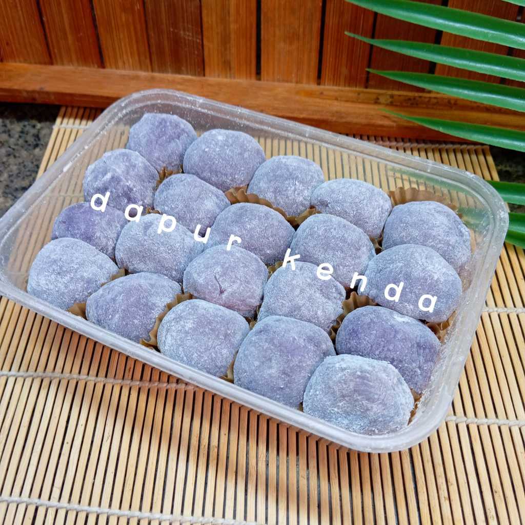 

Mochi Rasa Taro / Mochi Kacang Taro / Moci Taro / Mochi Coklat Taro / Mochi Viral / Mochi Enak