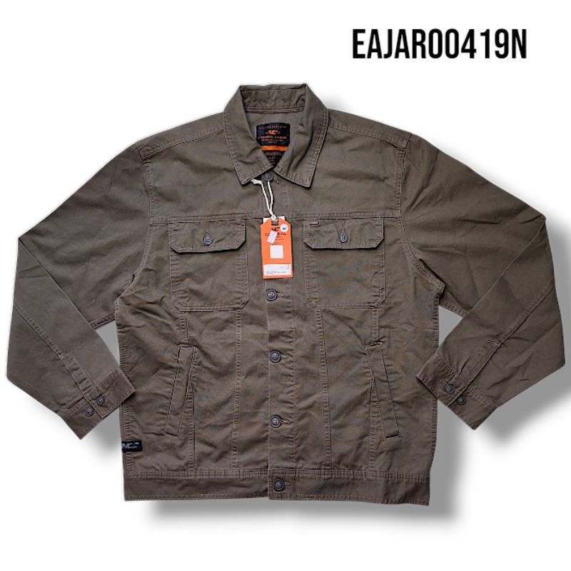 CARDINAL Men Cotton Style Jacket Work Multi Pocket Jaket Pria Big Size Katun || EAJAR