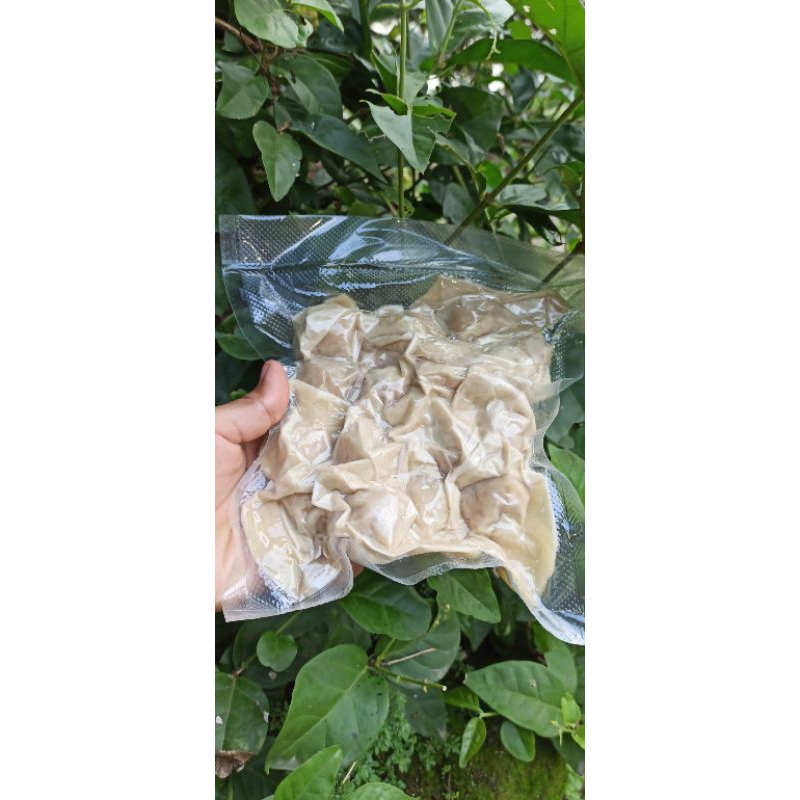 

Pangsit isi Ayam/Mentah(Tanpa chili oil)