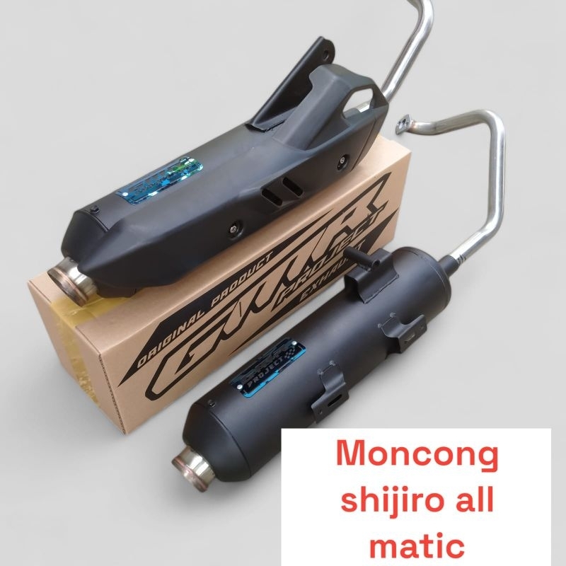 knalpot Shijiro standar racing vario 125 pcx160 beat knalpot original gmr project