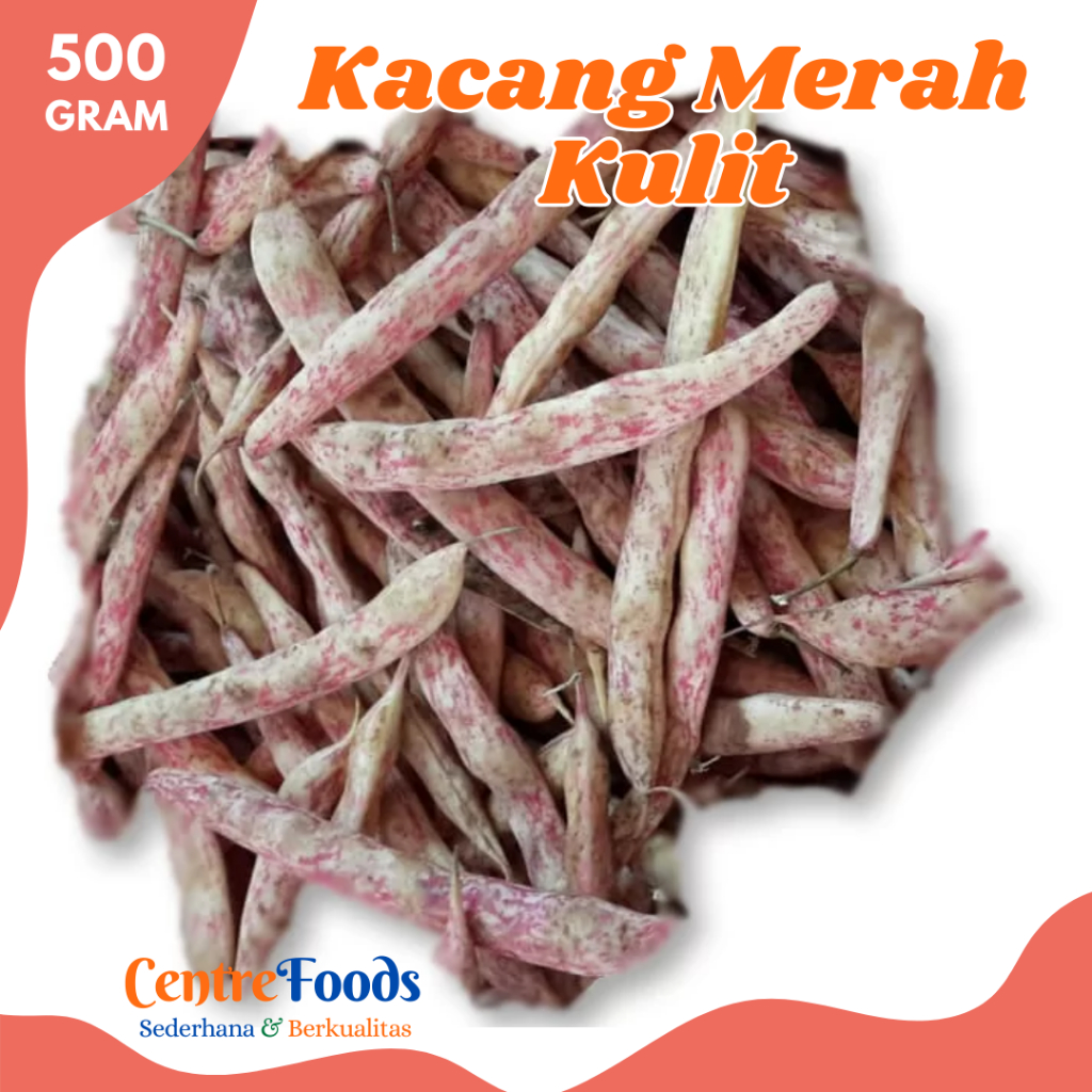 

KACANG MERAH Kulit - Kacang Jogo Fresh | 500gr [ Harga Per 0,5 Kg ]