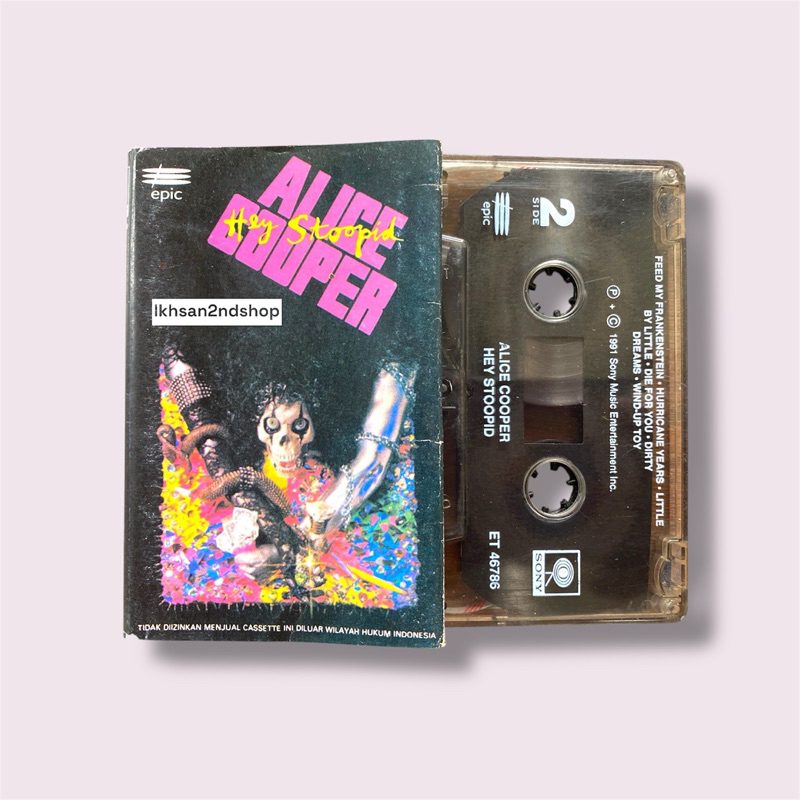 Kaset Pita Alice Cooper - Hey Stoopid