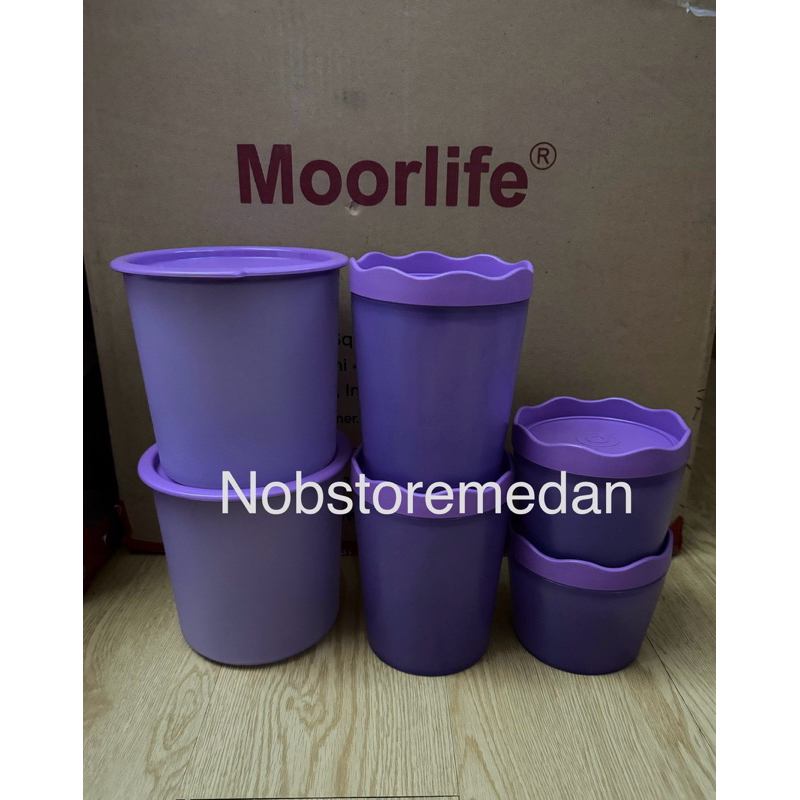 Fiore Easy Seal Canister + Ilona One Push Canister / Toples Kue Moorlife / Parcel / Hampers