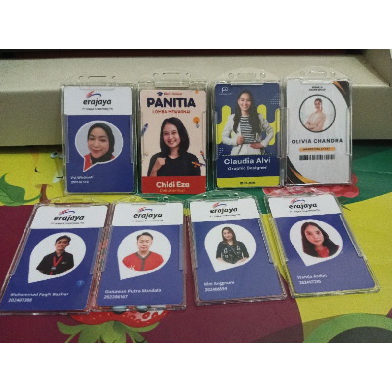 

ID CARD COSTUM/SATU SISI/DUA SISI PVC CARD