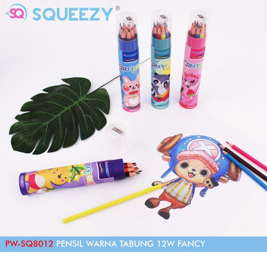 

Pensil 12w Squeezy PW-SQ8012 Tabung Fancy