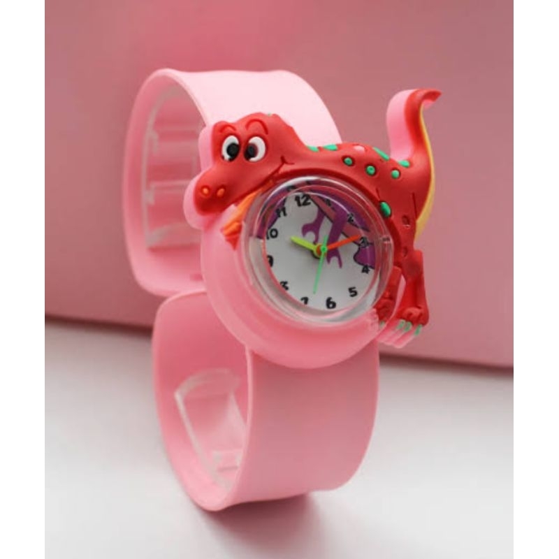 

sticker jam anak pink