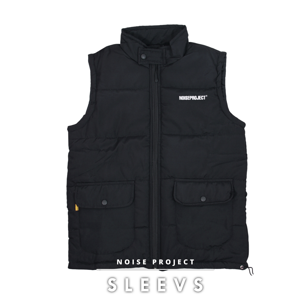 TANS - Rompi Pria Body Vest Sleevs Gelembung Tebal Hangat Original Noise Project Premium Waterproof