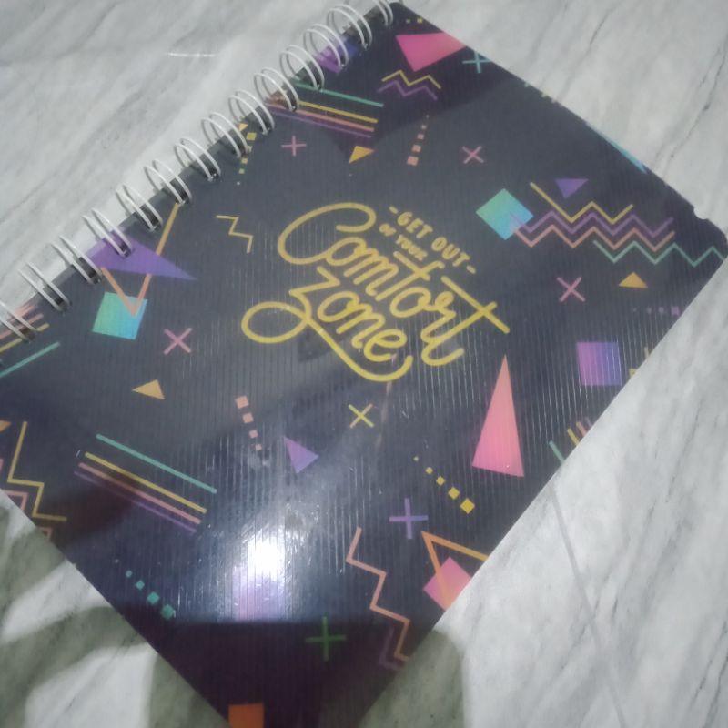 

buku diary bekas sudah agak tipis preloved spiral notebook