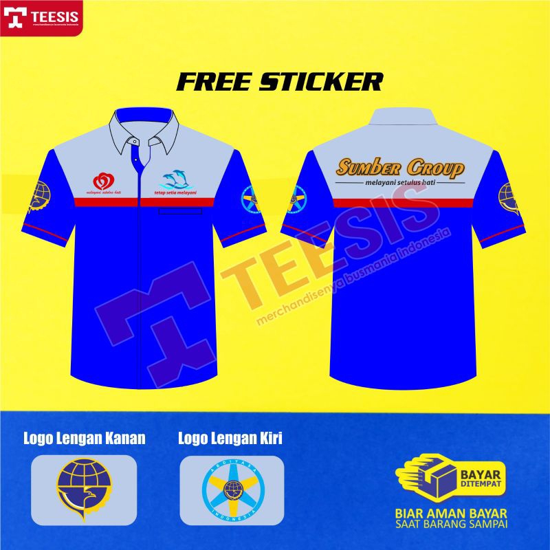 Kemeja Baju Bus Mania Bismania Sumber Group Sugeng Rahayu Hino Mercedes Benz