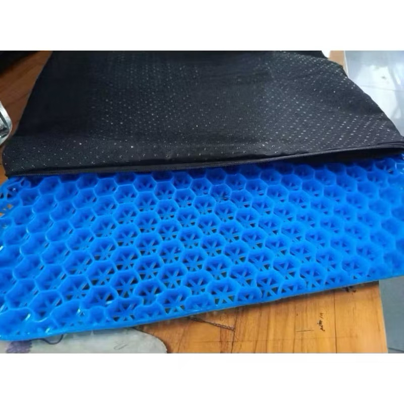Bantal Alas Duduk Silikon Gel Egg Sitter Mobil Tahan Lama Empuk Nyaman Adem Biru Free Sarung Gratis 