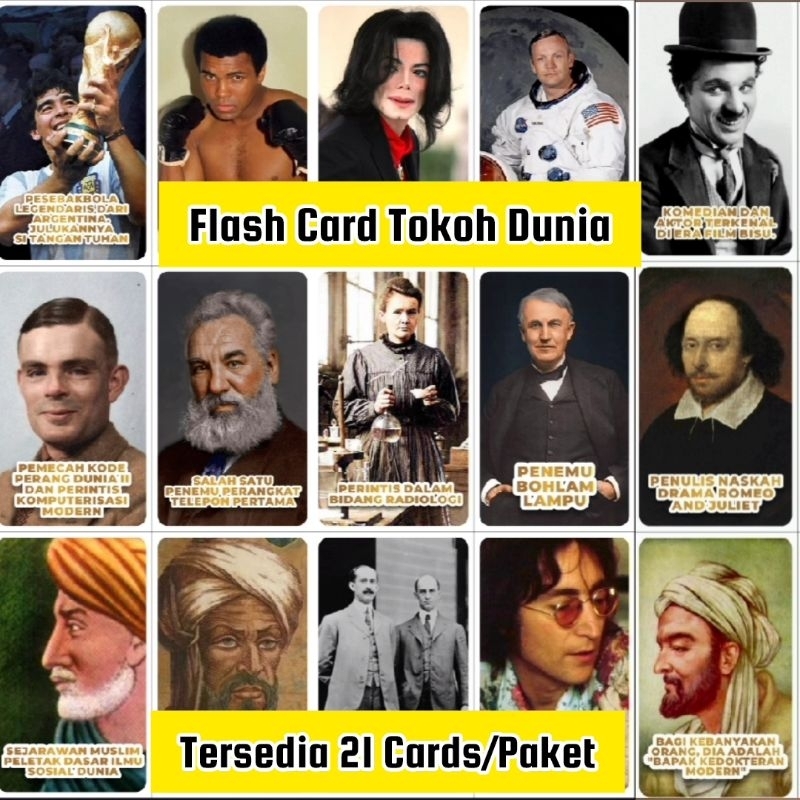 

Flash Card Tokoh Dunia Beda