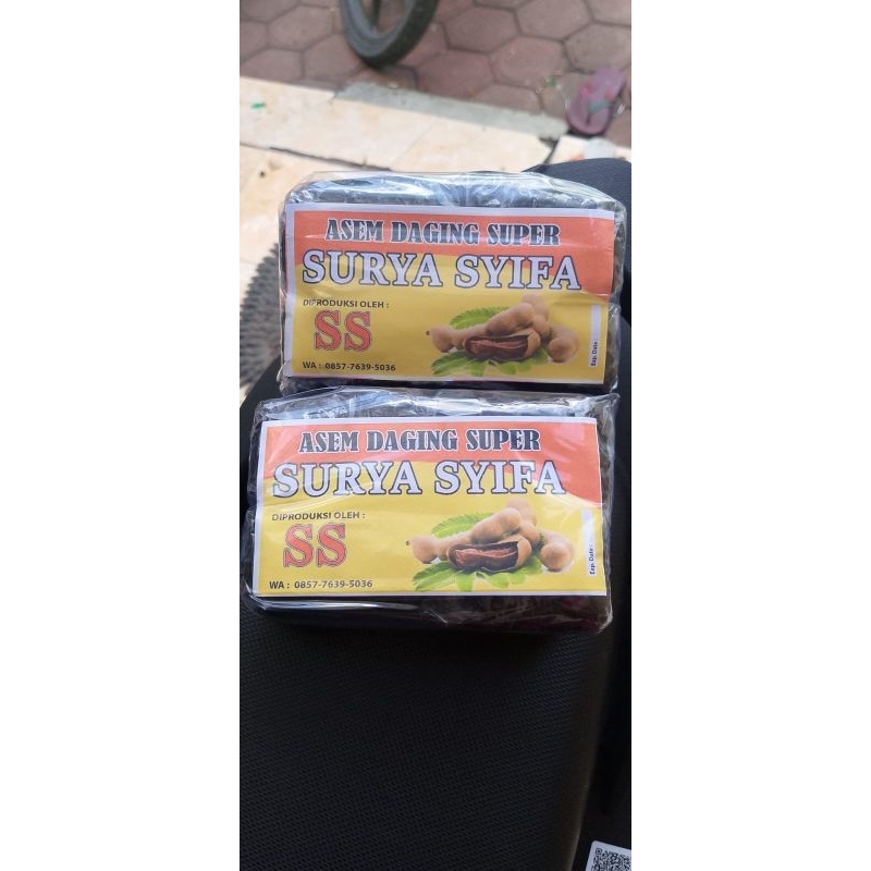 

Asem Daging Super Surya Syifa / kemasan 1kg / cocok buat olahan jamu atau obat-obatan herbal / warna hitam