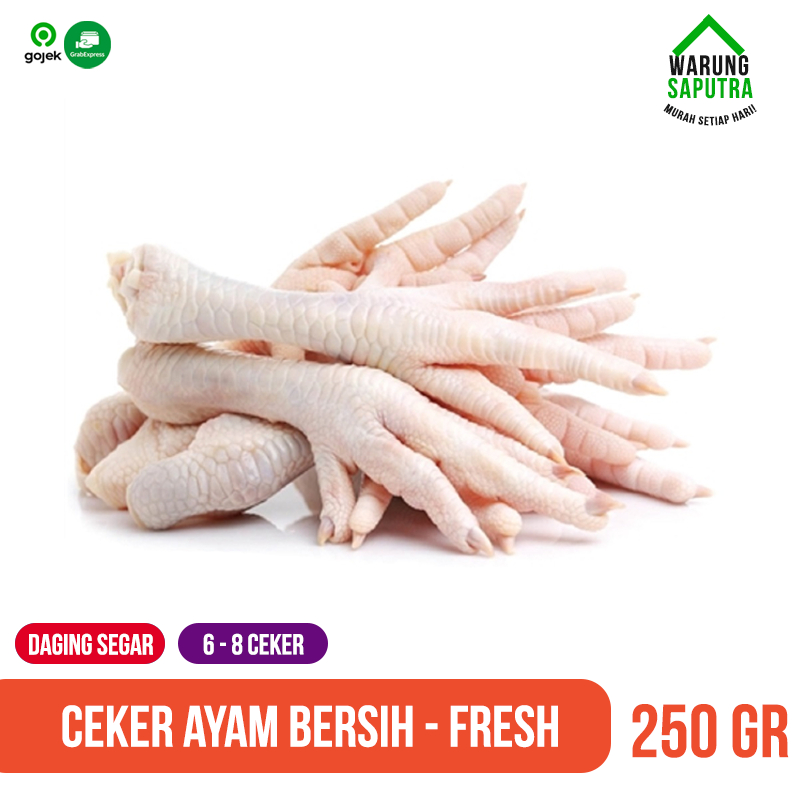 

Ceker Ayam Bersih Segar 250 g