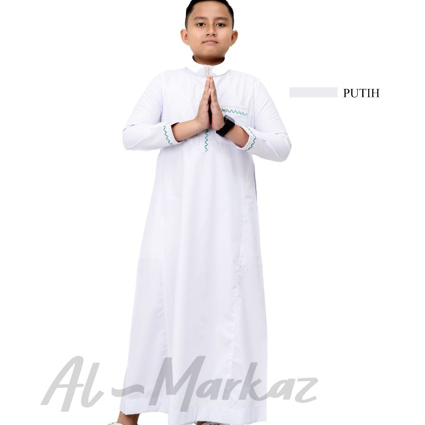 Jubah Anak Pria Muslim Motif Benzema 1