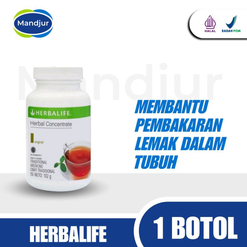 

Herbalife Hebal Concentrate Thermo Tea Original Pembakar Lemak