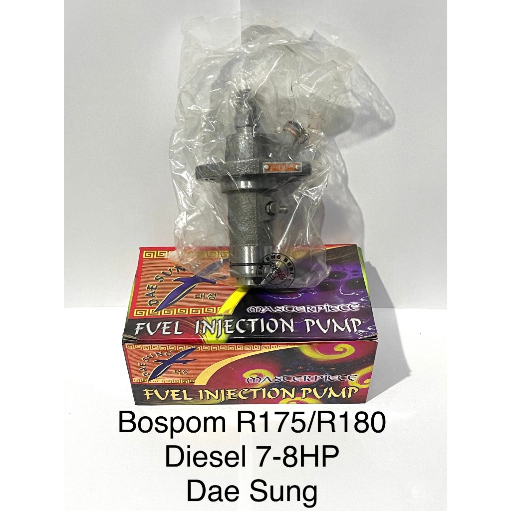 Bospom R175 R180 DaeSung Fuel Injection Pump Pompa Solar Bosh Pump Diesel 7 8HP