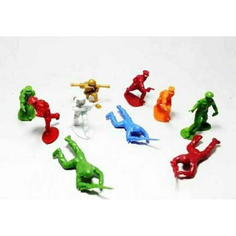 Mainan Tentara Plastik Isi 100 Pcs / Mainan Anak / Mainan Edukasi