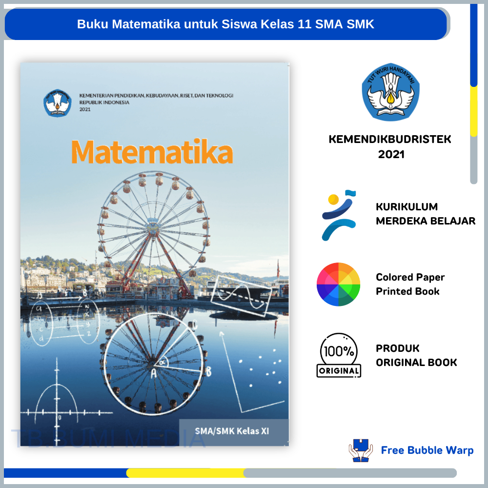 BUKU PAKET SISWA MATEMATIKA MTK SMA SMK KELAS 11 KURIKULUM MERDEKA TERBARU 2021 KEMENDIKBUDRISTEK