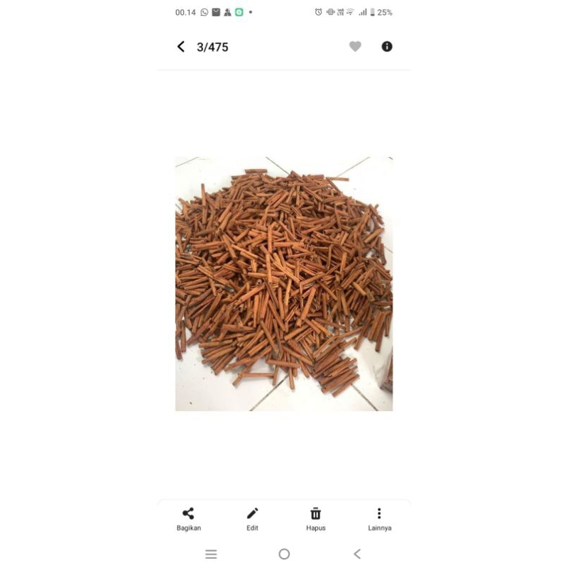 

KAYU MANIS STIK UTUH ( CINNAMON STCK) KEMASAN 100gr-500gr